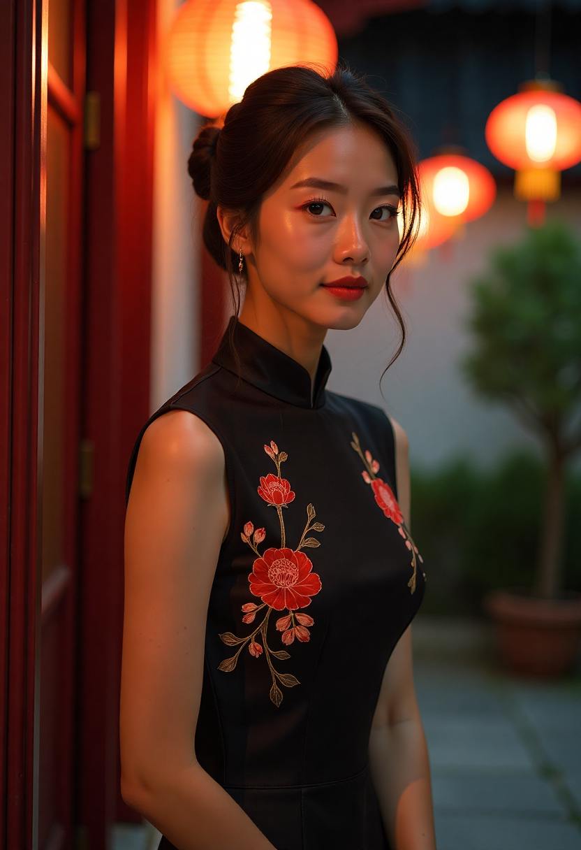 老院子里晾晒的玉米